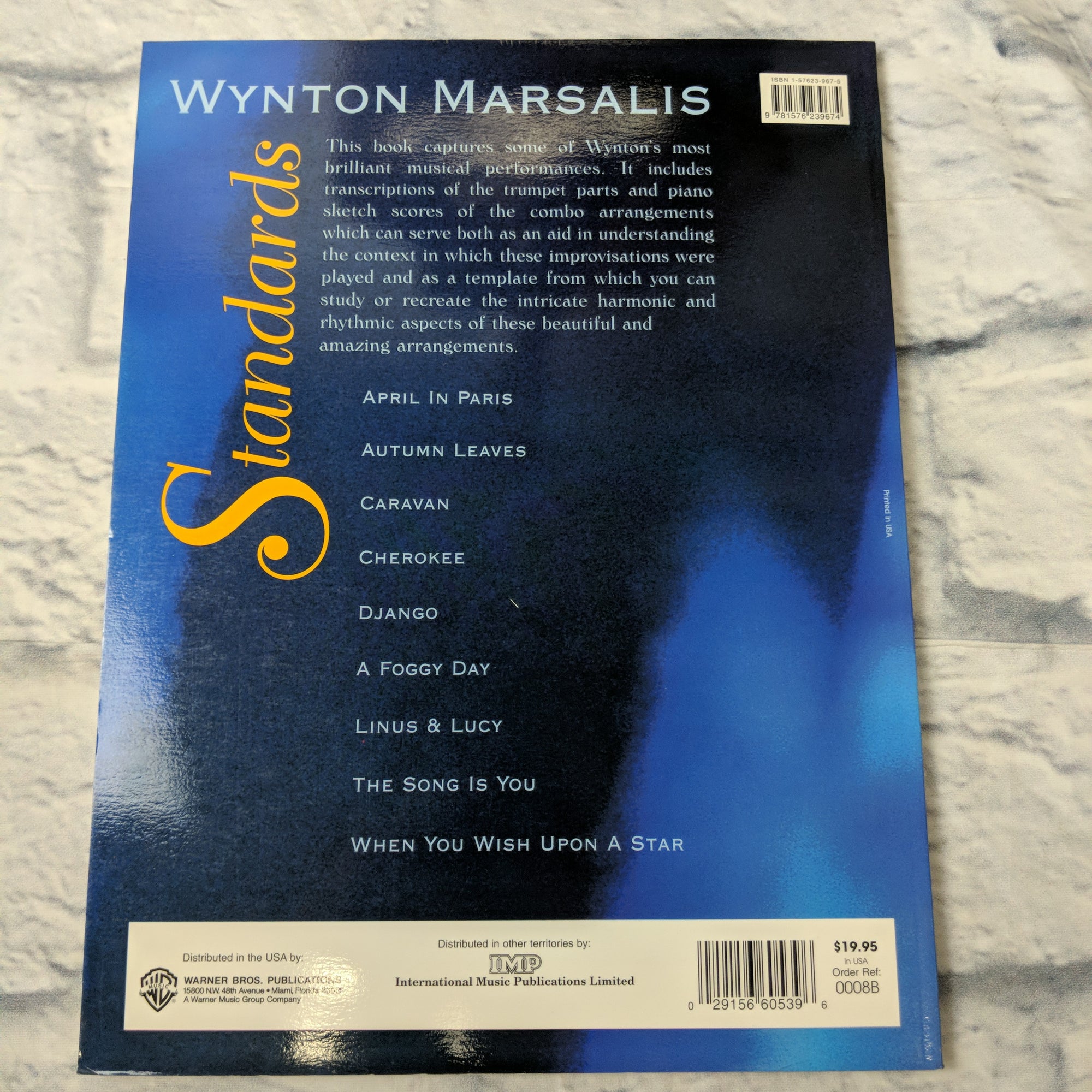 Standards: Trumpet Transcriptions With Piano Score