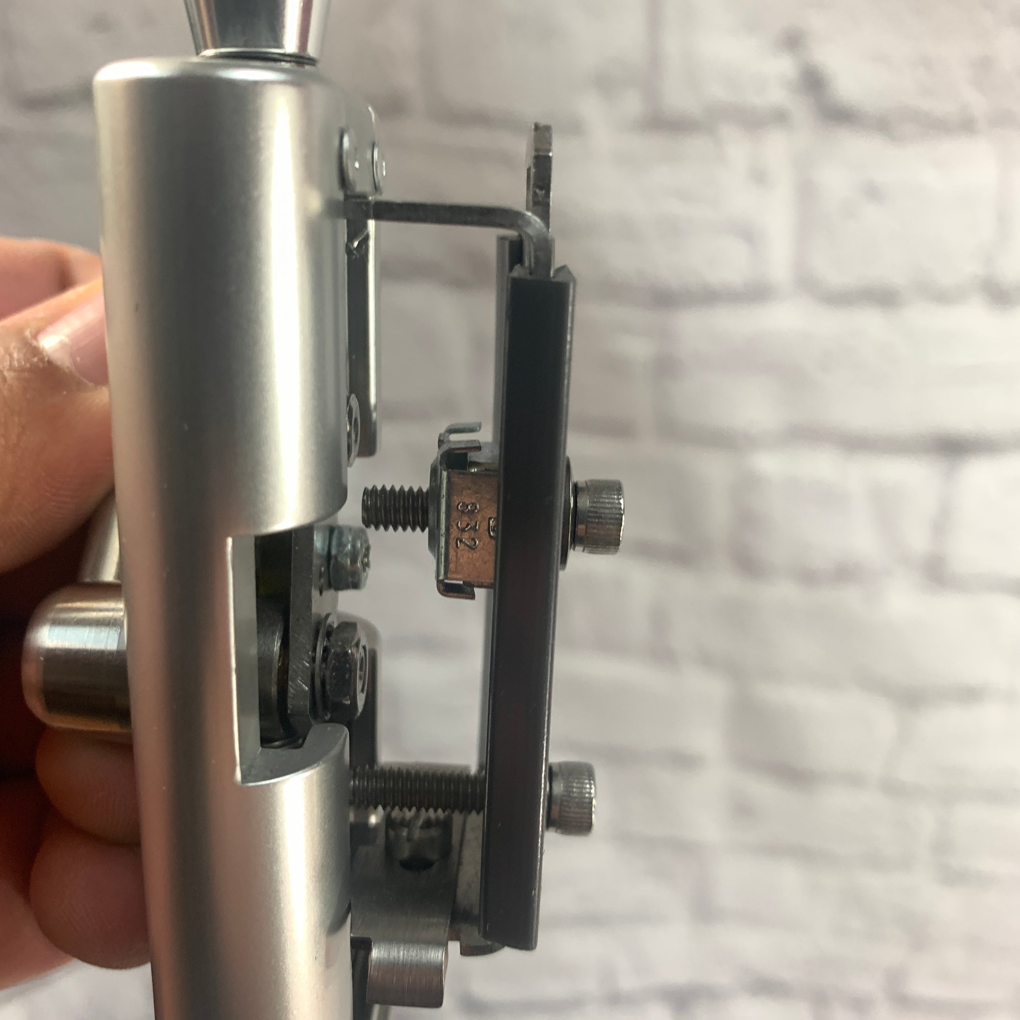 CamPro FM400 Anodized Silver Snare Drum Throwoff