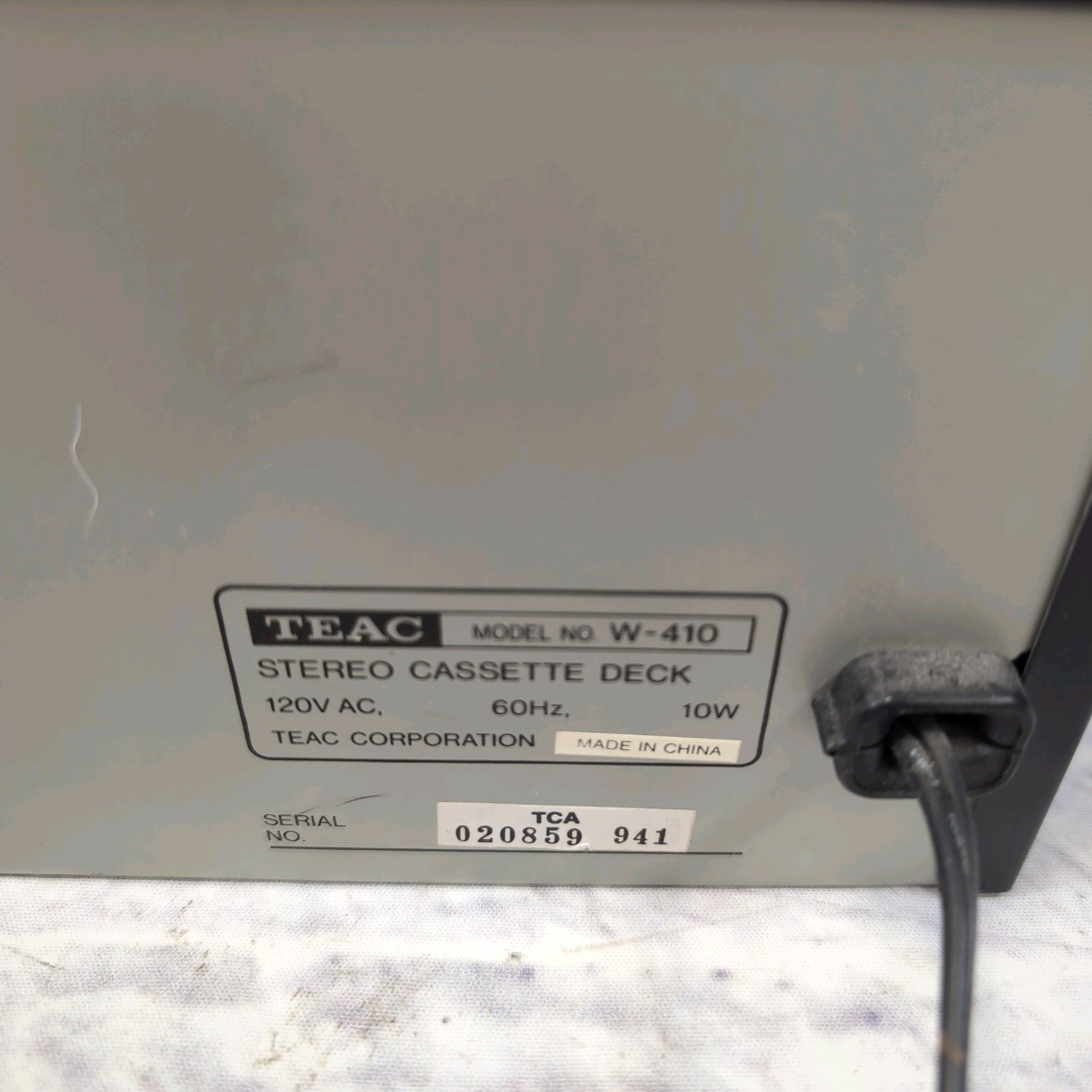 Vintage TEAC W-410 Stereo Double Cassette Deck - Evolution Music