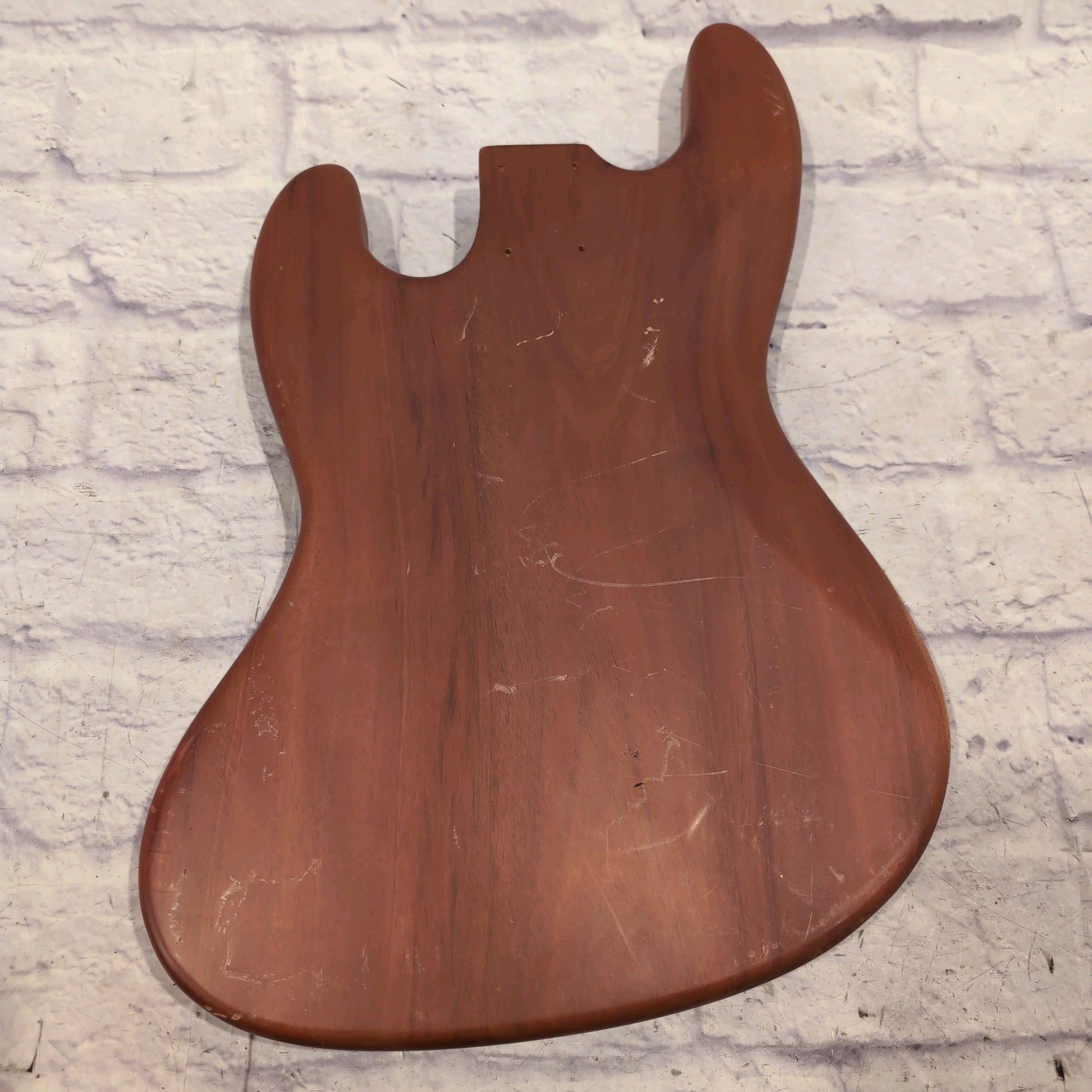 Unknown Walnut Bass Body