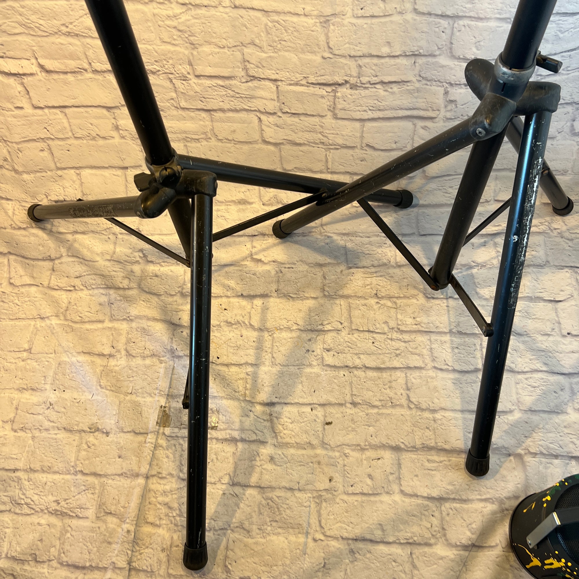 Ultimate Support TS-80B Speaker Stand Pair
