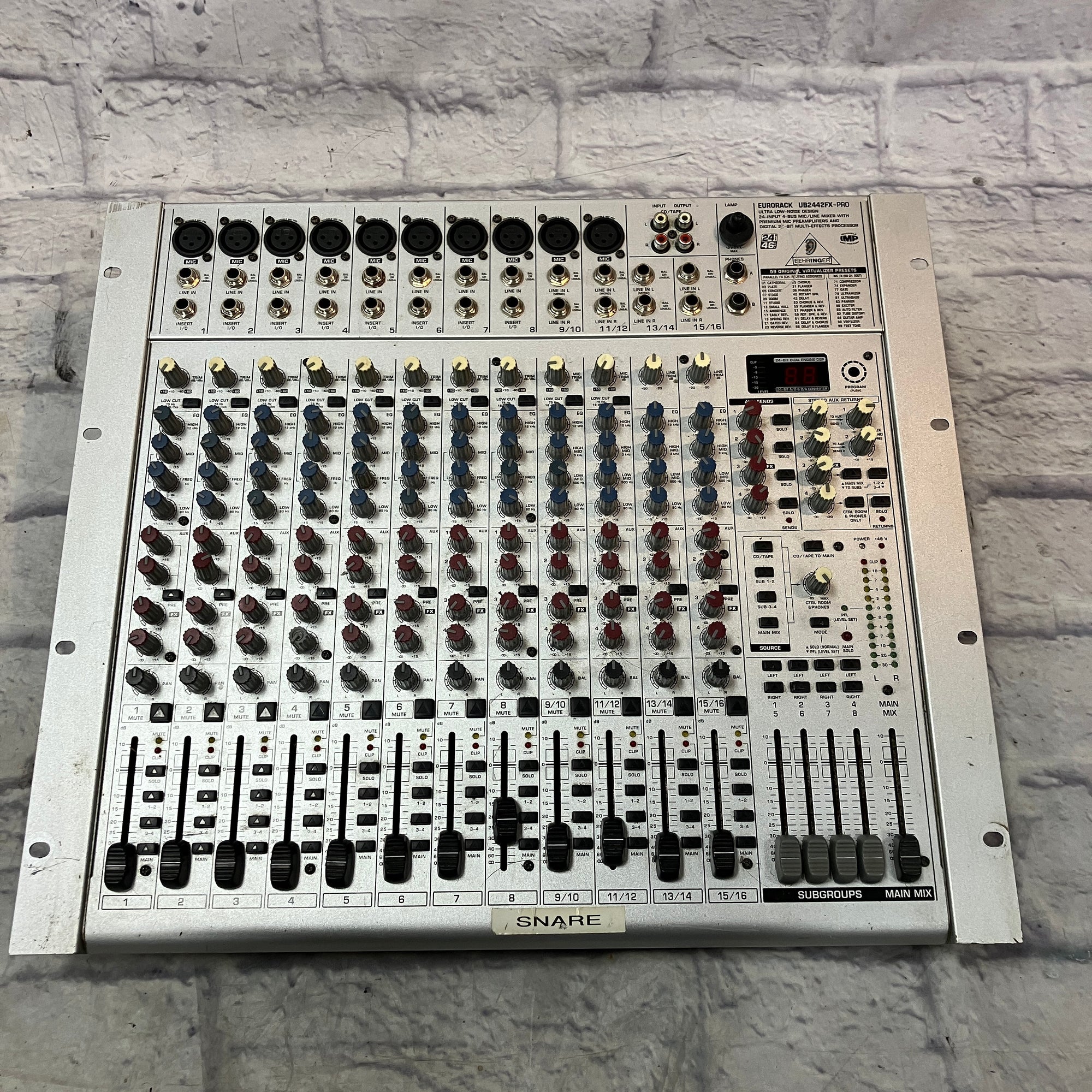 Behringer UB2442FX-Pro Rackmounted Mixer - Evolution Music