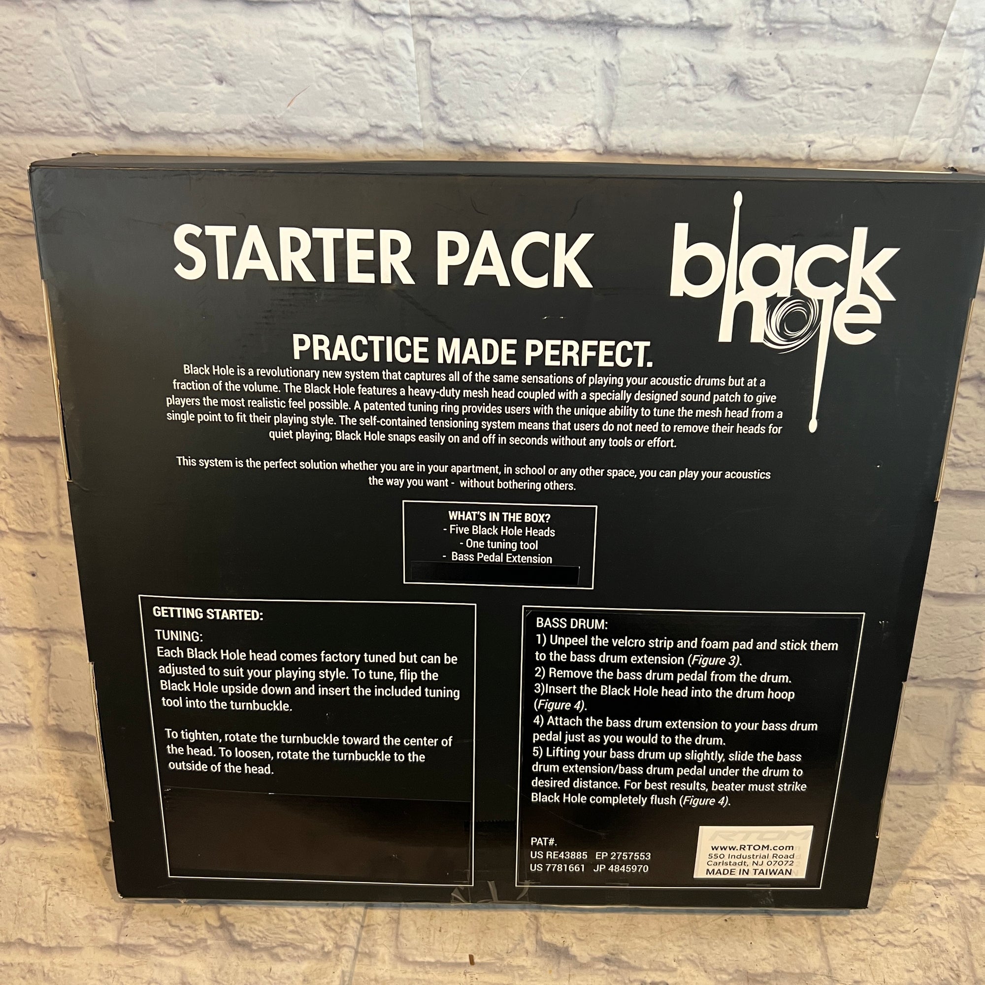 RTom BLKSTARTERPACK Black Note Starter Pack V2