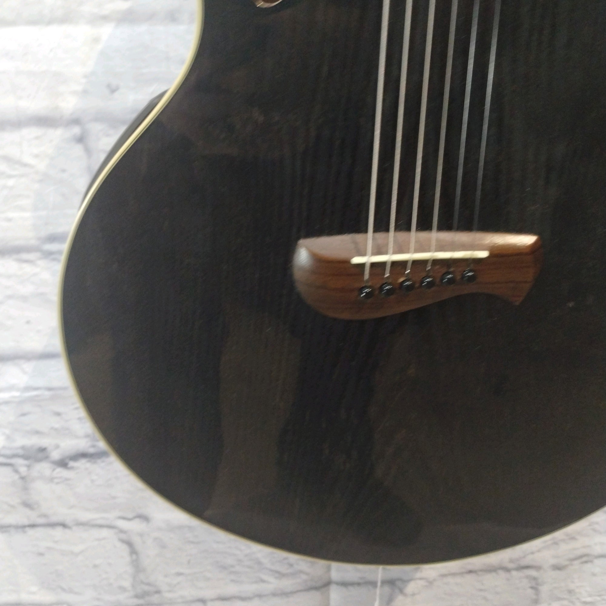 Olympia by Tacoma OMC-11CE6 Acoustic Guitar - Black