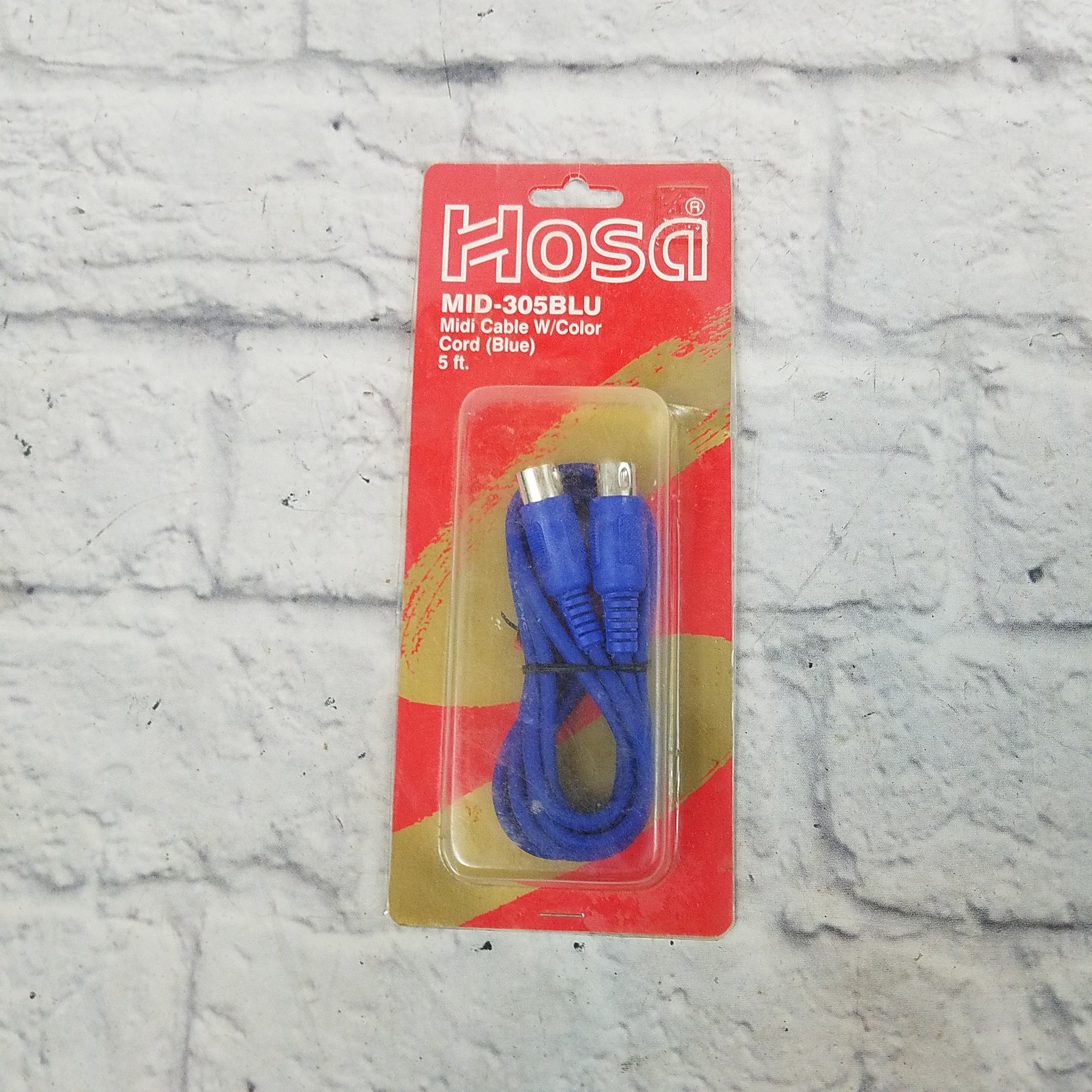 Hosa MID-305BLU 5ft Midi Cable
