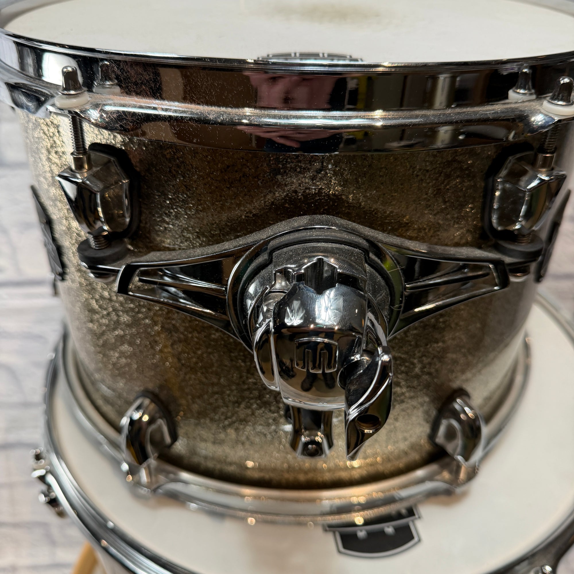 Mapex Saturn 3 Piece Kit 13" 16" 22" - Silver Sparkle Drum Kit