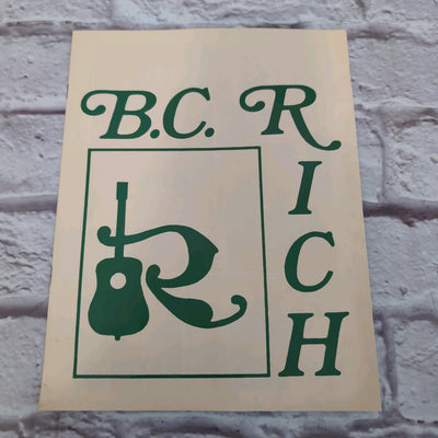 BC Rich 1978 Product Catalog Guitar Book