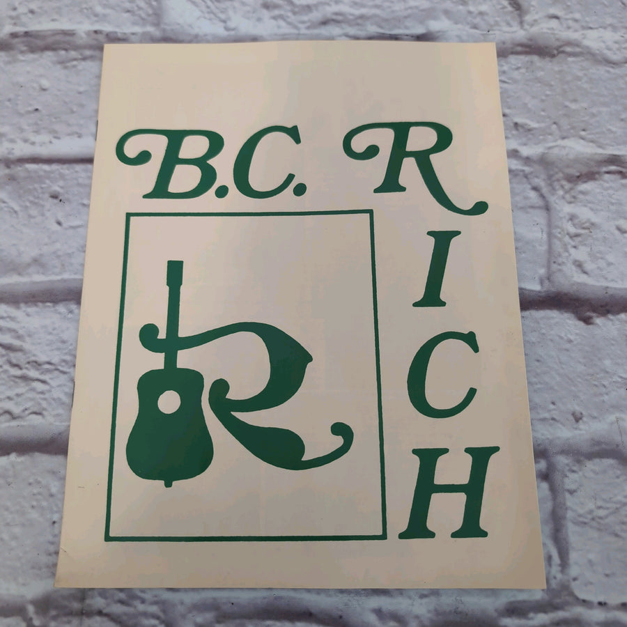 BC Rich 1978 Product Catalog Guitar Book