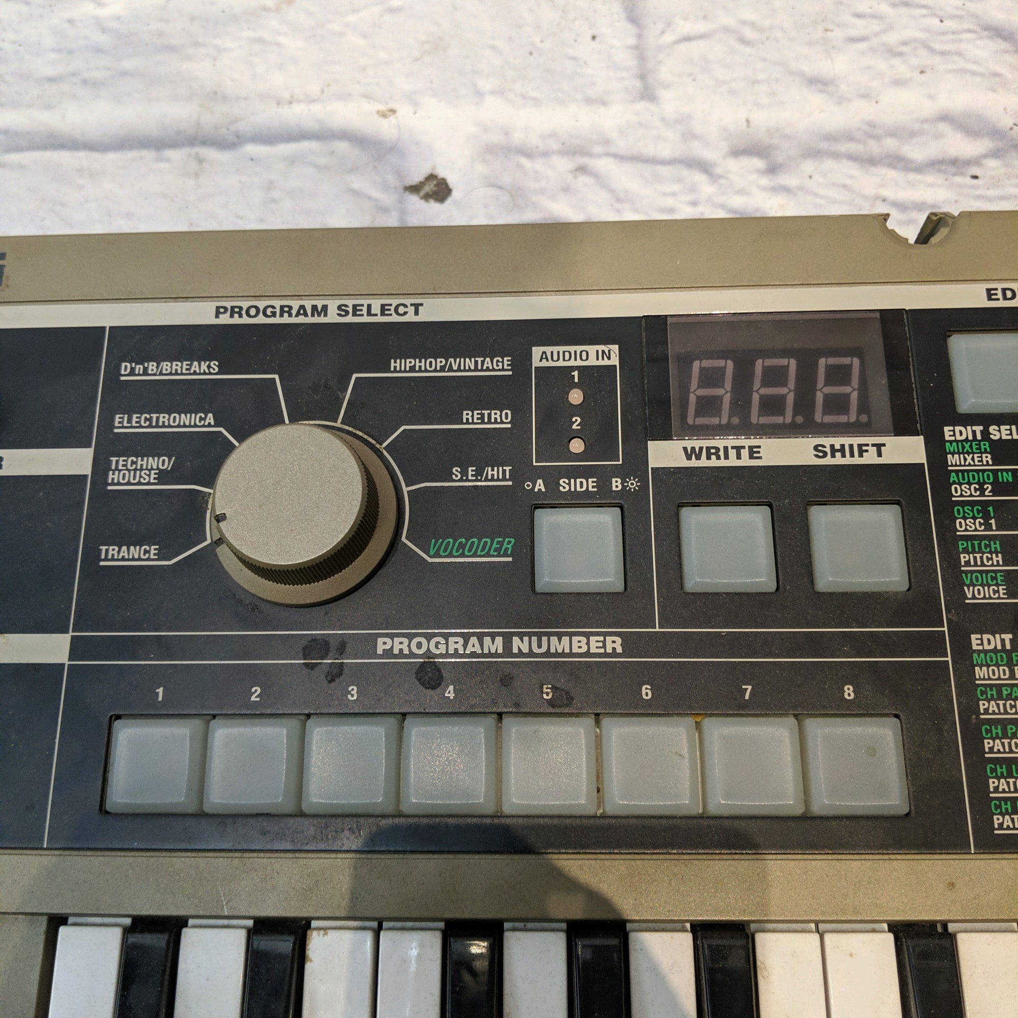 Korg Microkorg ( Missing Microphone) Analog Synth - AS IS