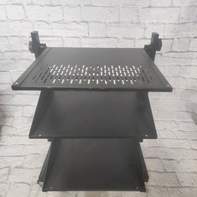 Unknown Rolling 15u Rack Shelf