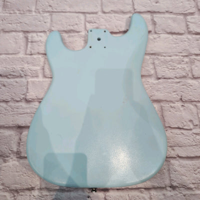 Light Blue Relic Stratocaster Style Electric Guitar Body
