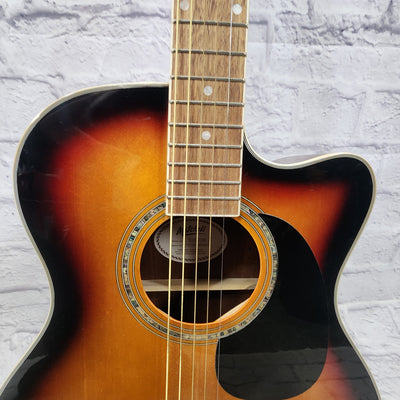 Mitchell O120CESB Cutaway Acoustic Electric Guitar