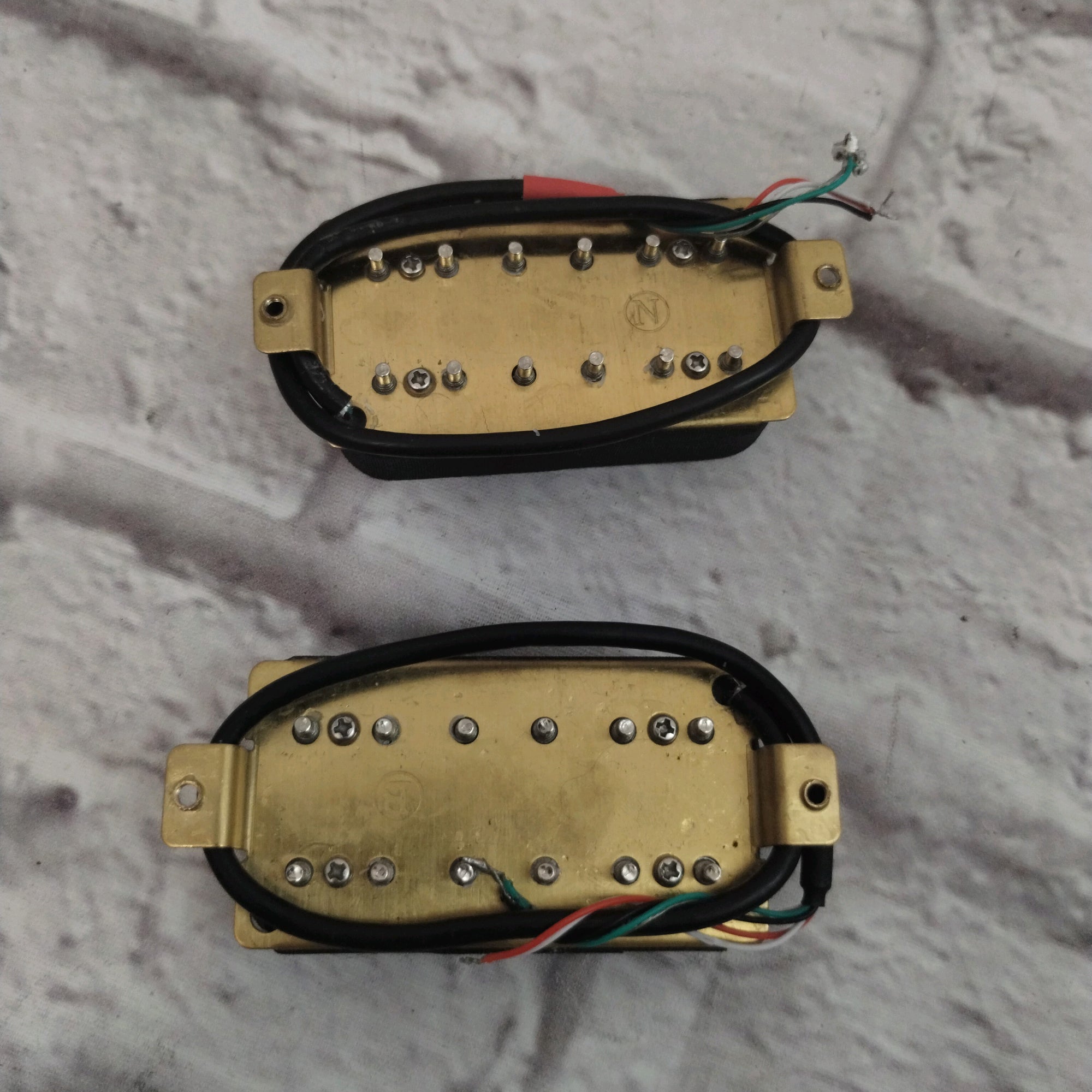 Unknown White DiMarzio Copy Humbucker Pair