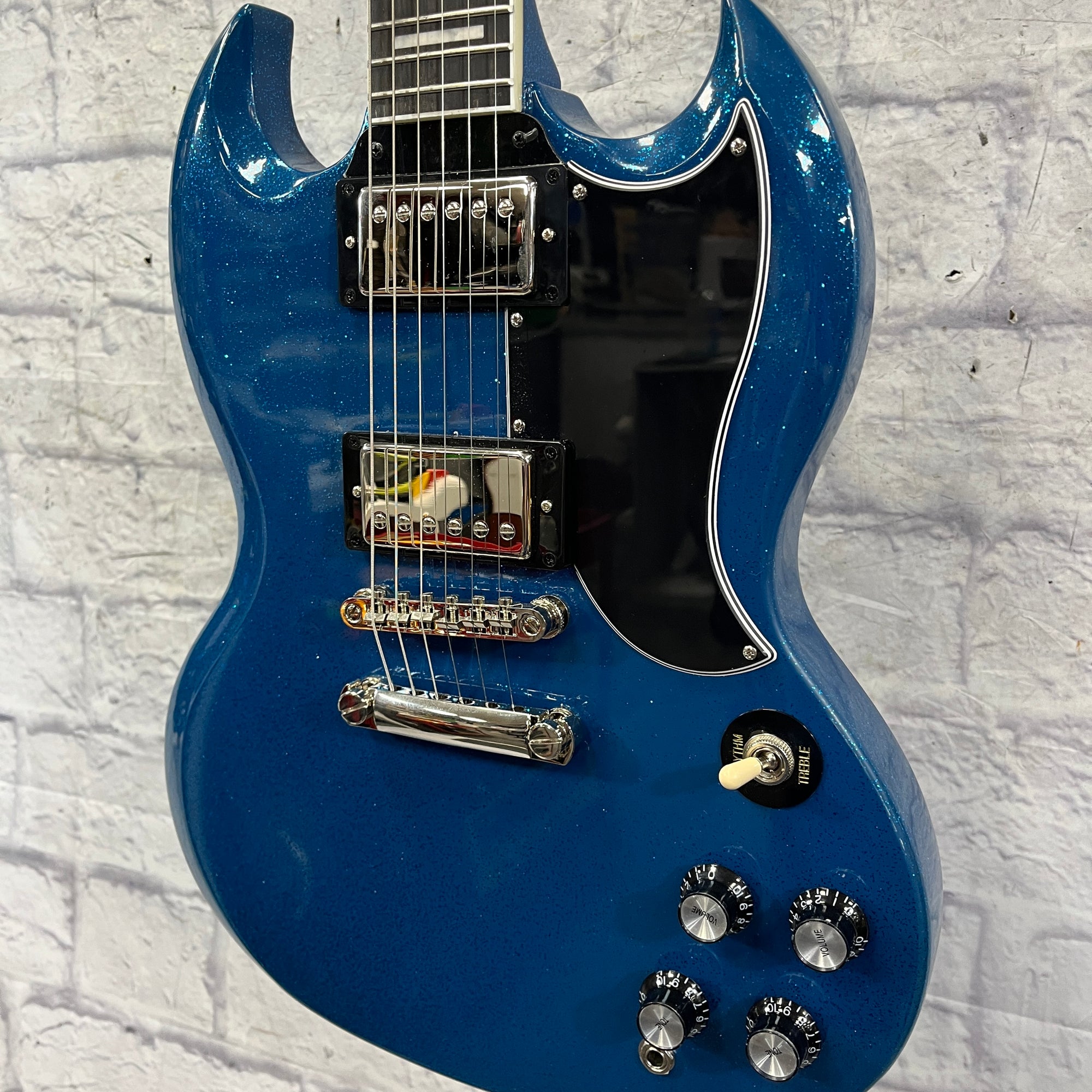 Epiphone Exclusive SG Brunswick Blue Sparkle Electric Guitar