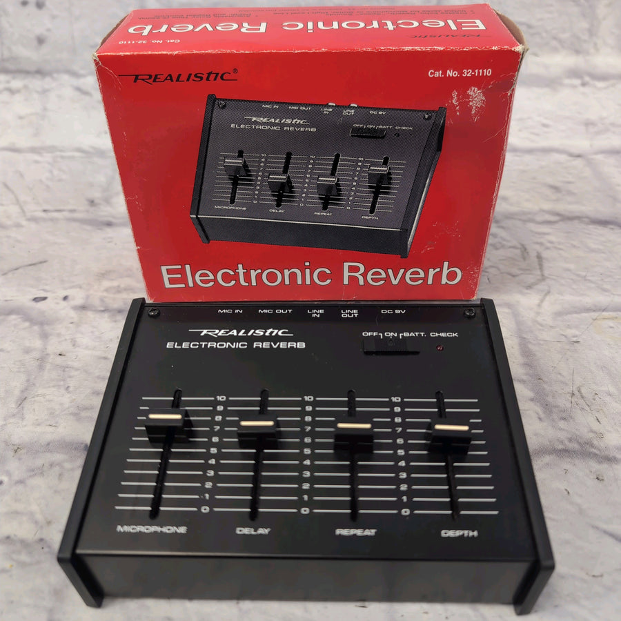 Realistic 32-1110 Electronic Reverb for  Microphone or Guitar