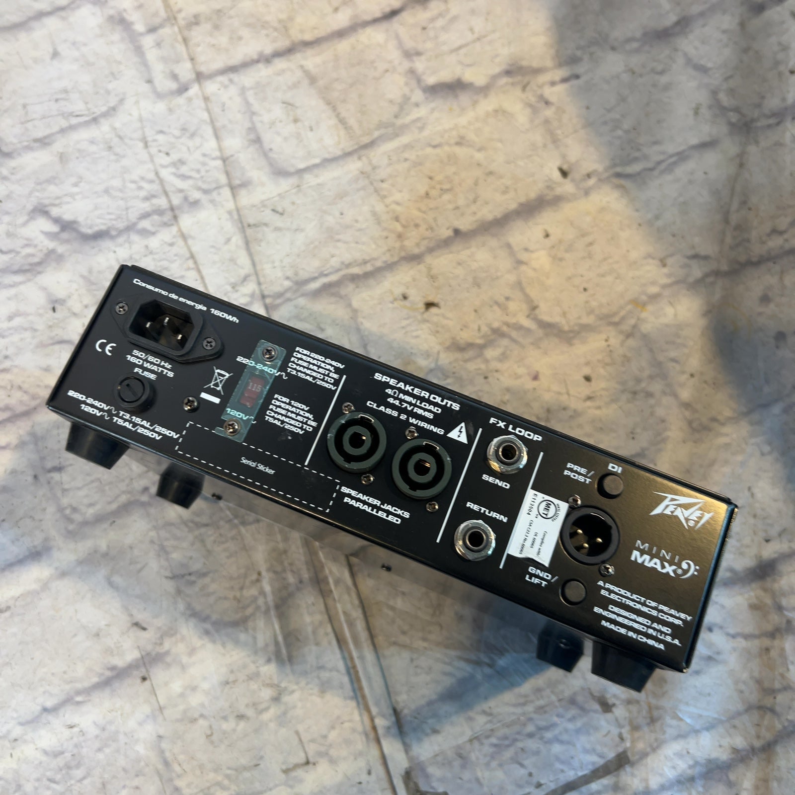 Peavey Mini Max Bass Amp Head
