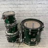 Premier Genista 4pc Drum Kit Transparent Green Drum