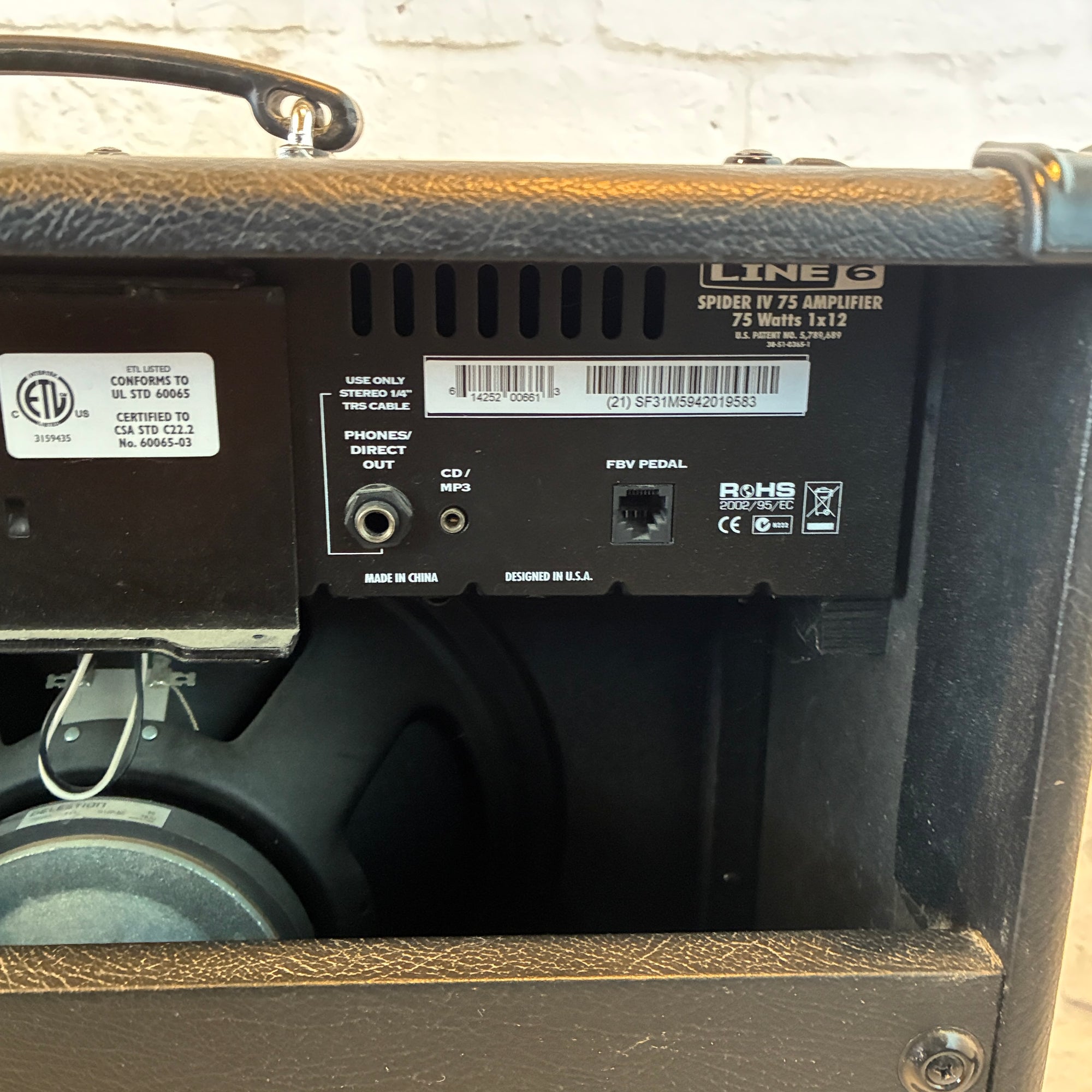 Line 6 Spider IV 75 Watt Guitar Amp Combo