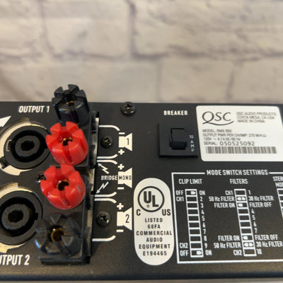 QSC RMX850 Power Amp