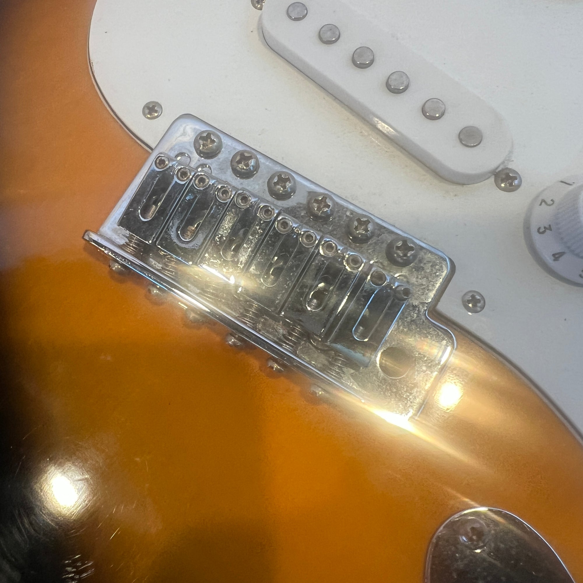 Unknown Plywood Loaded Strat Body Sunburst