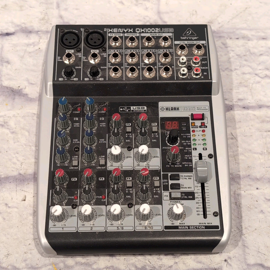 Behringer QX1002USB 10-Input 2-Bus Mixer XENYX EQ 2010 - Present - Standard