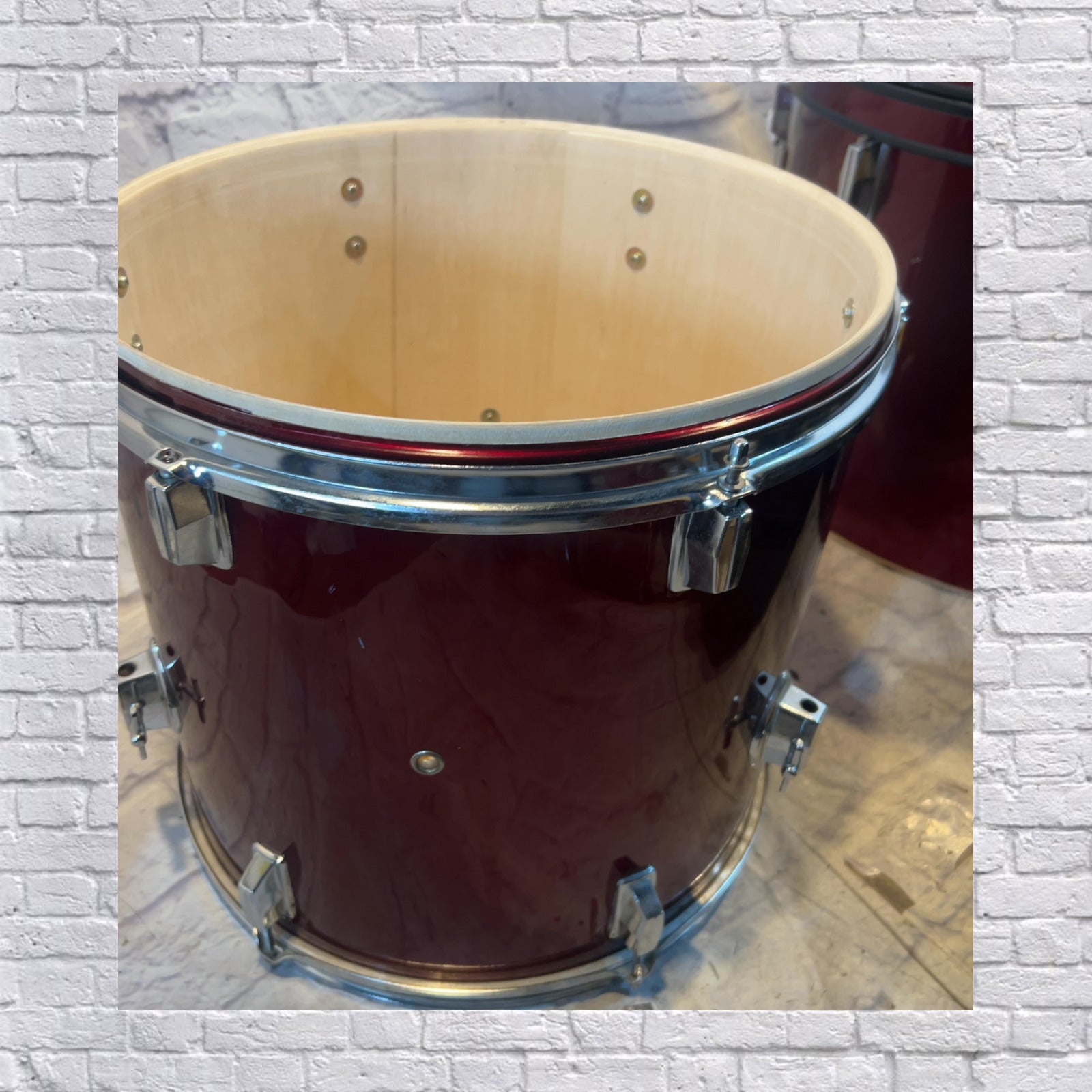 Pulse percussion Wine Red 16x15 Floor Tom