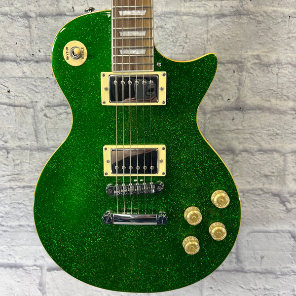 Firefly LP Classic Green Sparkle Electric Guitar - Evolution Music