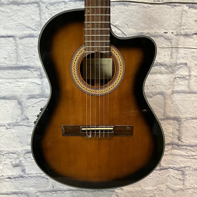 Ibanez GA35TCE Thinline Acoustic-Electric Classical Guitar