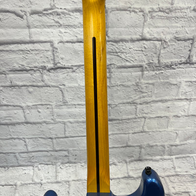 Unknown Partscaster Strat Style Electric Guitar Blue