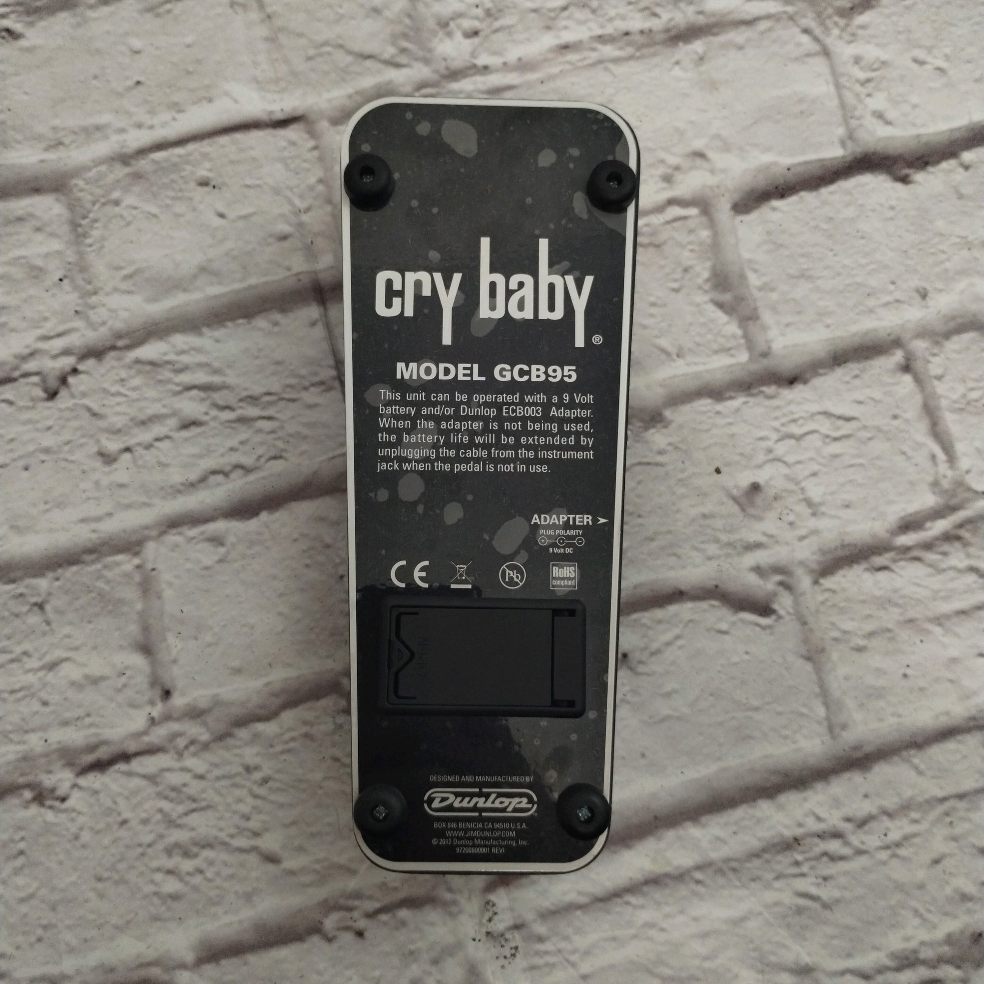 Dunlop Cry Baby Wah GCB95 Wah Pedal