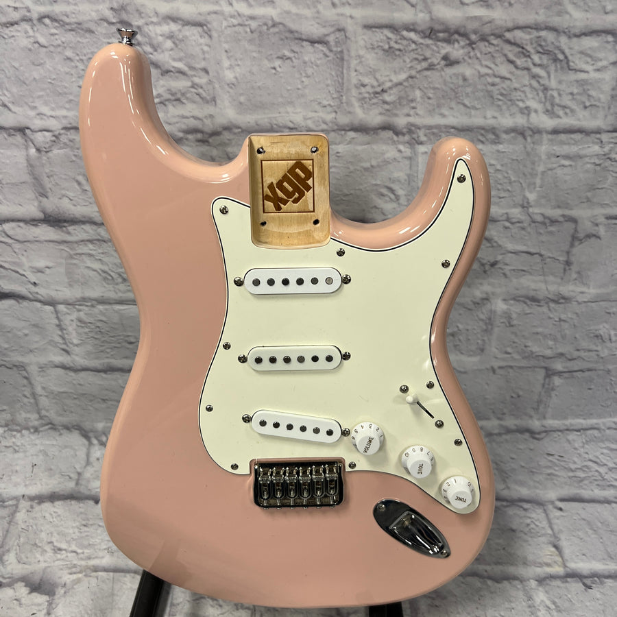XGP Pink Loaded Strat Body