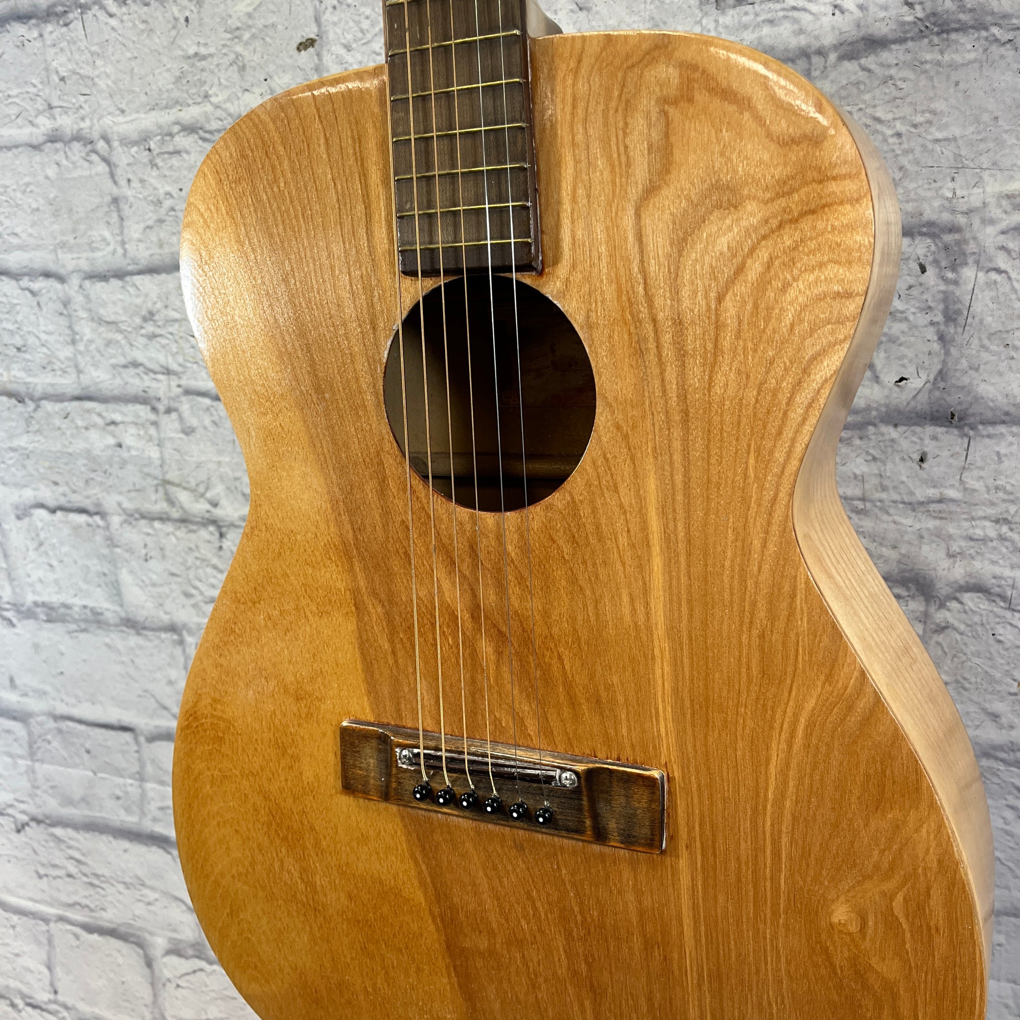 Harmony H6340 Acoustic AS-IS Needs Neck Reset, Stripped Finish