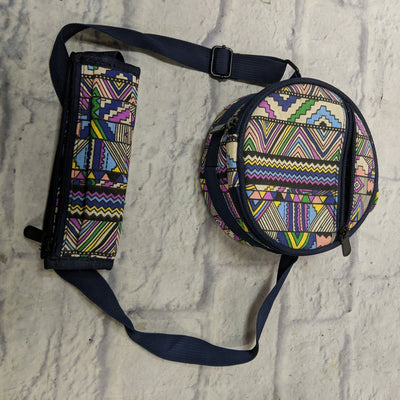 Unknown Metal Tongue Drum with Bag and Mallets