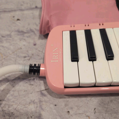 Irin Pink Melodica with Carry Case