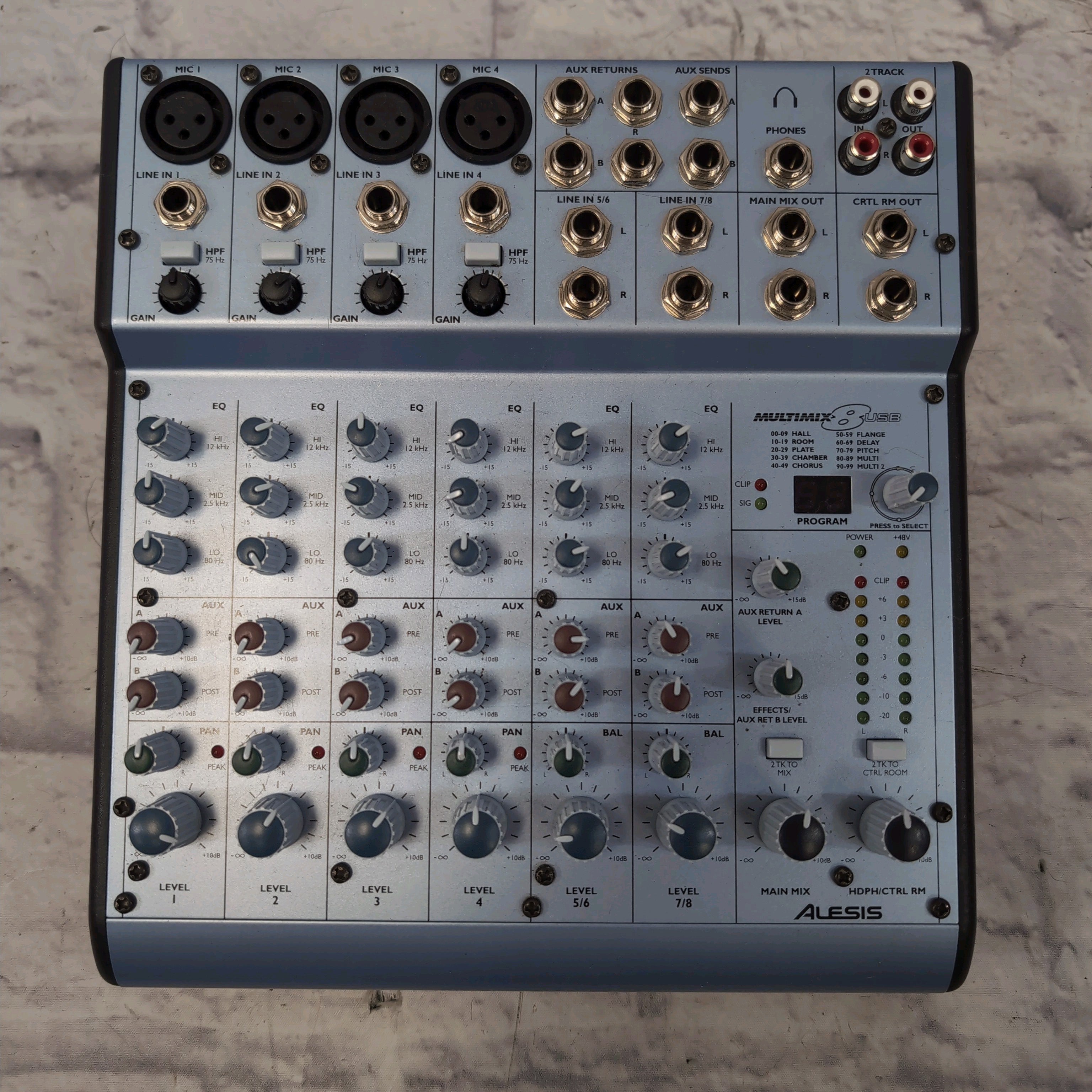 Alesis Multimix 8 USB Mixer - Evolution Music