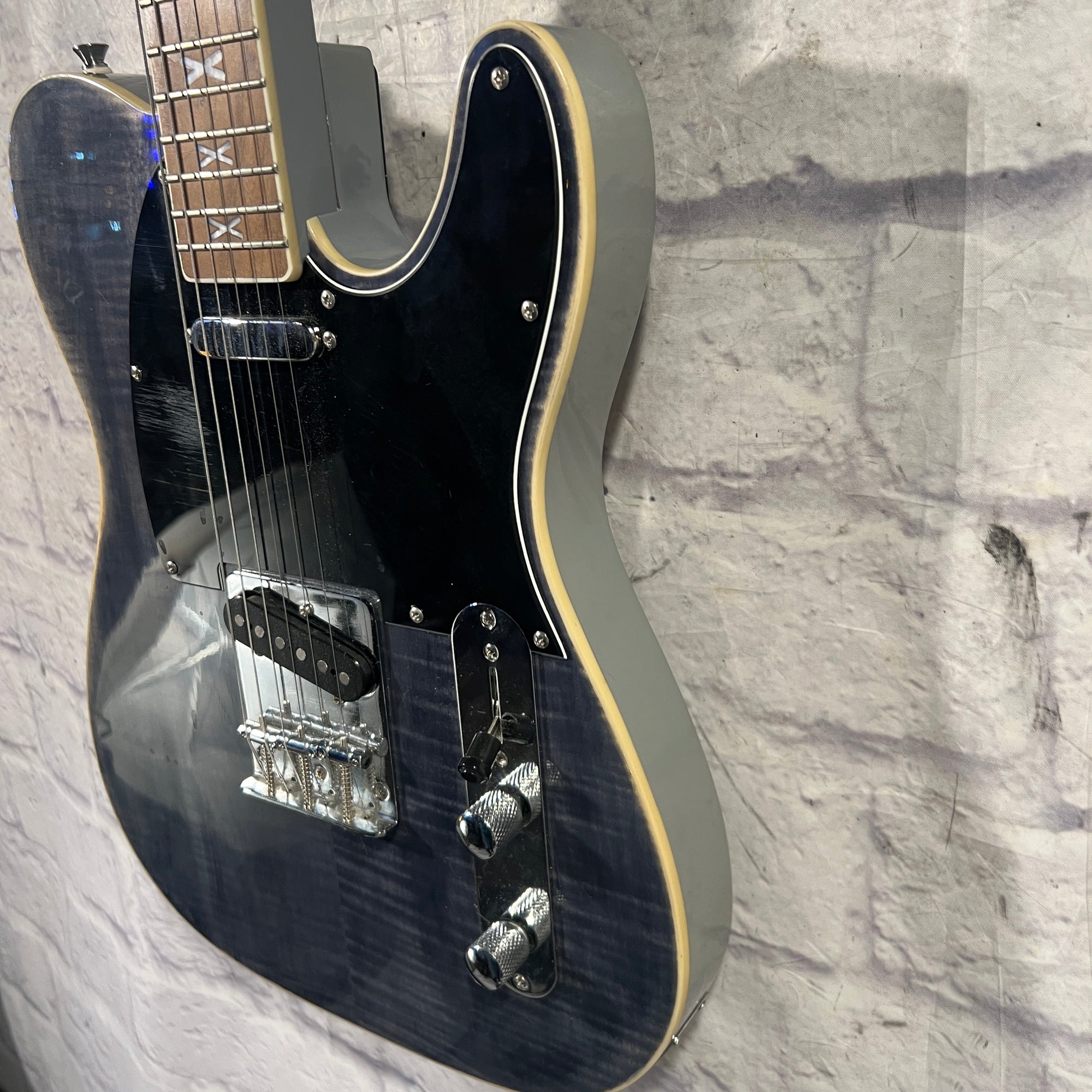 Hard Luck Kings Southern Belle T style Transparent Gray Electric Guitar