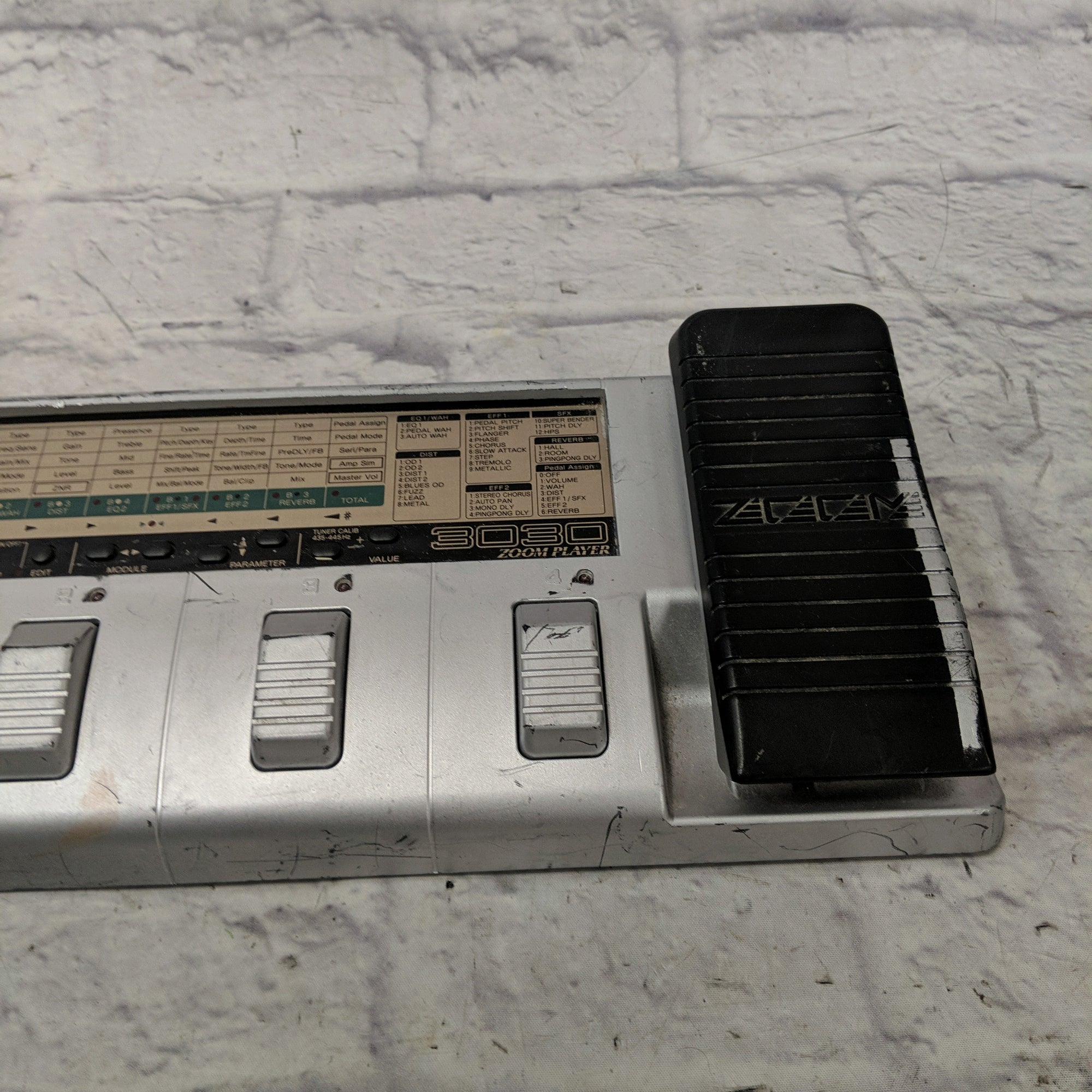 Zoom 3030 Multieffects Pedal Effects Pedal