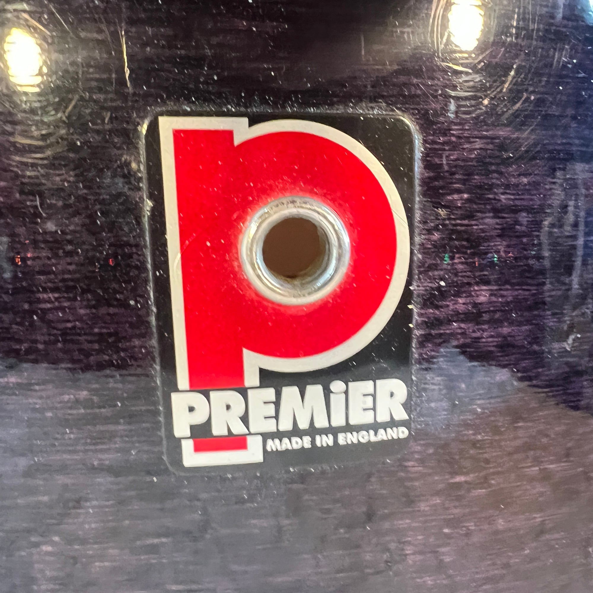 Premier 22 Transparent Purple Made in England  Kick Drum