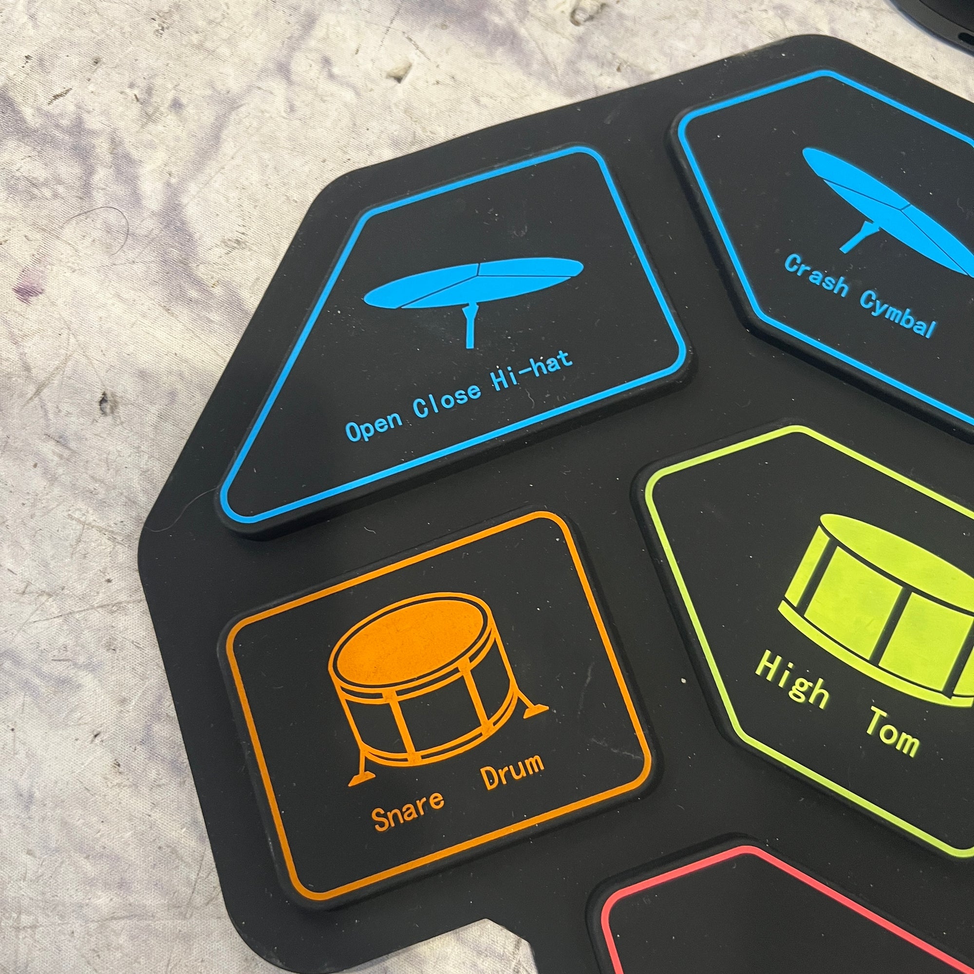 Unknown Portable Electronic Drum Pad Small Electronic Drum Set