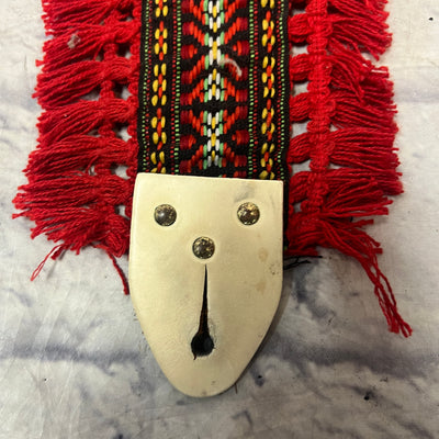 Unknown Vintage Fuzzy Boho Guitar Strap