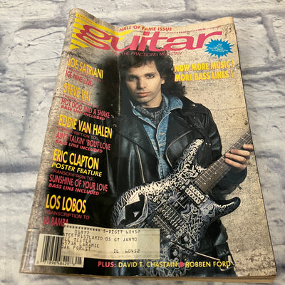 Guitar For the Practicing Musician May 1989 "Joe Satriani" - Vintage Magazine