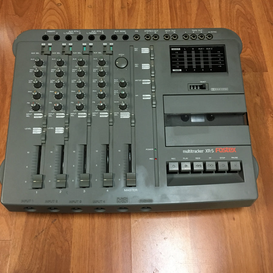 Fostex XR5 4 track recorder no p/s