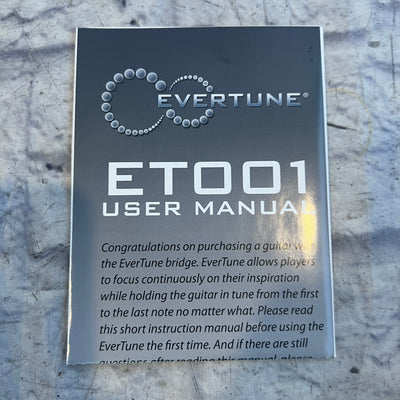 Evertune F8 8-String Abidextrous Electric Guitar Bridge