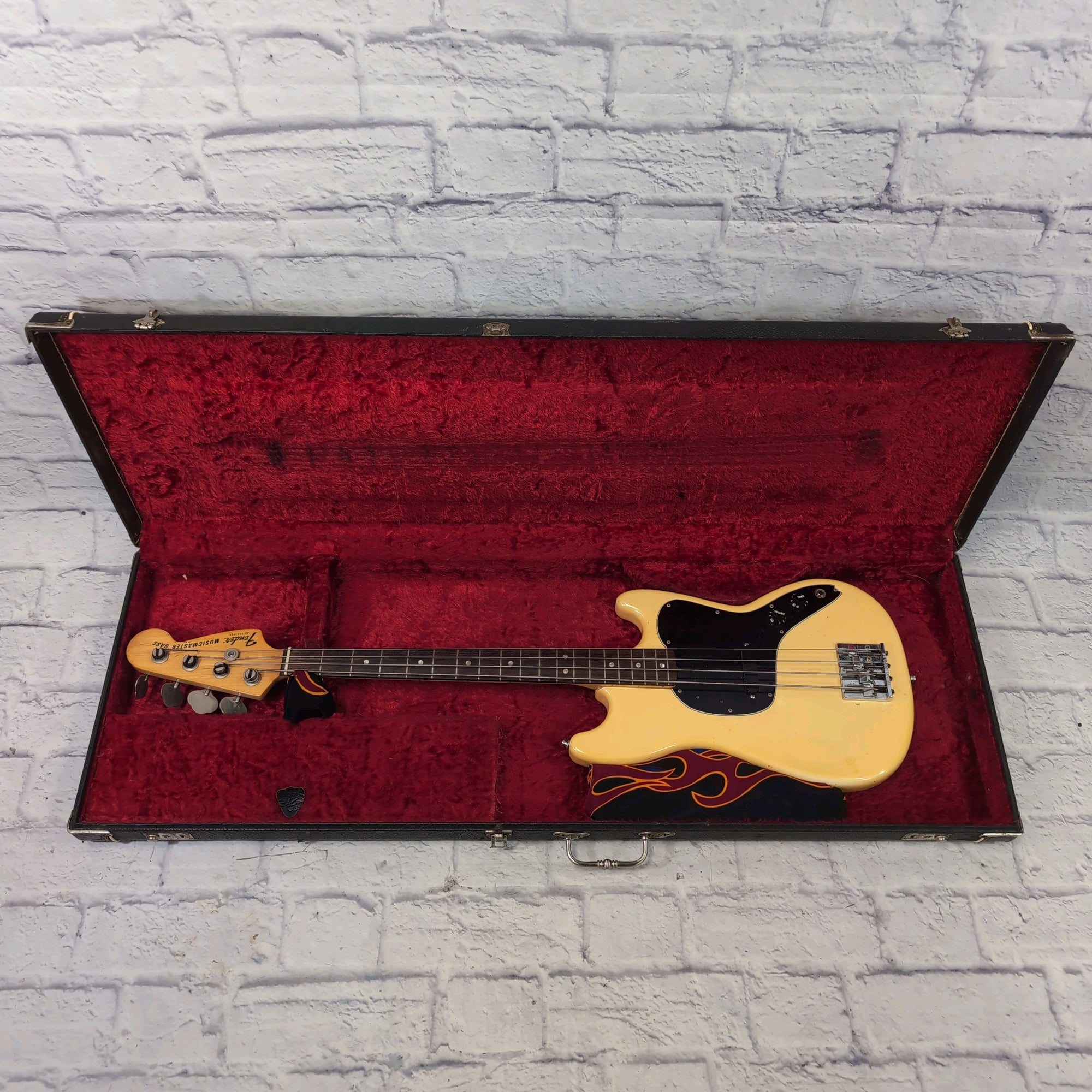 Vintage Fender Musicmaster 4 String Bass Guitar USA 1977 - 1978 w/ OHSC