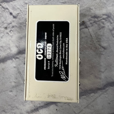 Fulltone OCD V1.2 Distortion Pedal Rico Signed with Box #9276