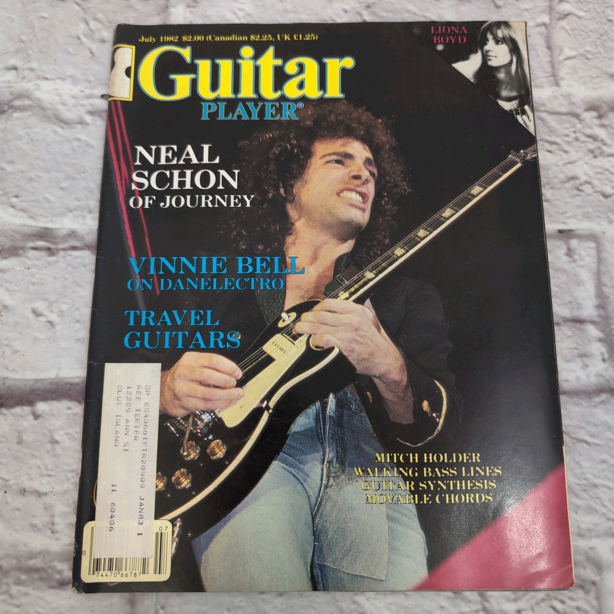 Vintage Guitar Player Magazine July 1982 Neal Schon of Journey