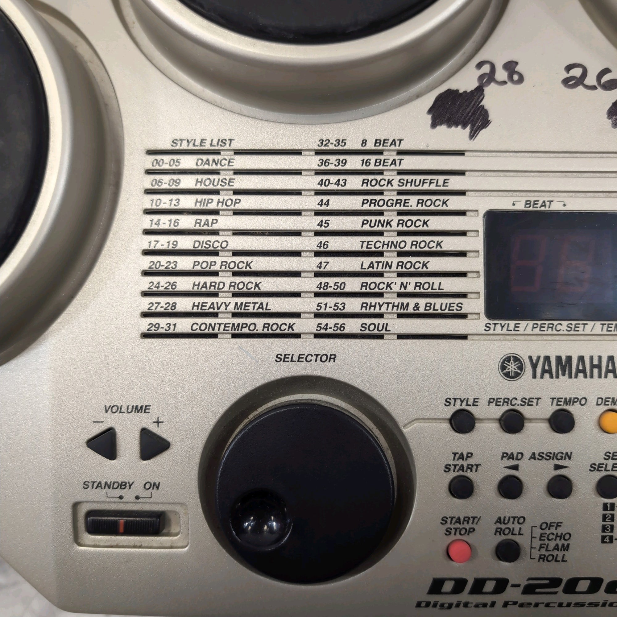 Yamaha DD-20C Digital Drum Pad