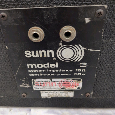 Sunn Model 3 2x12 PA Cabinet