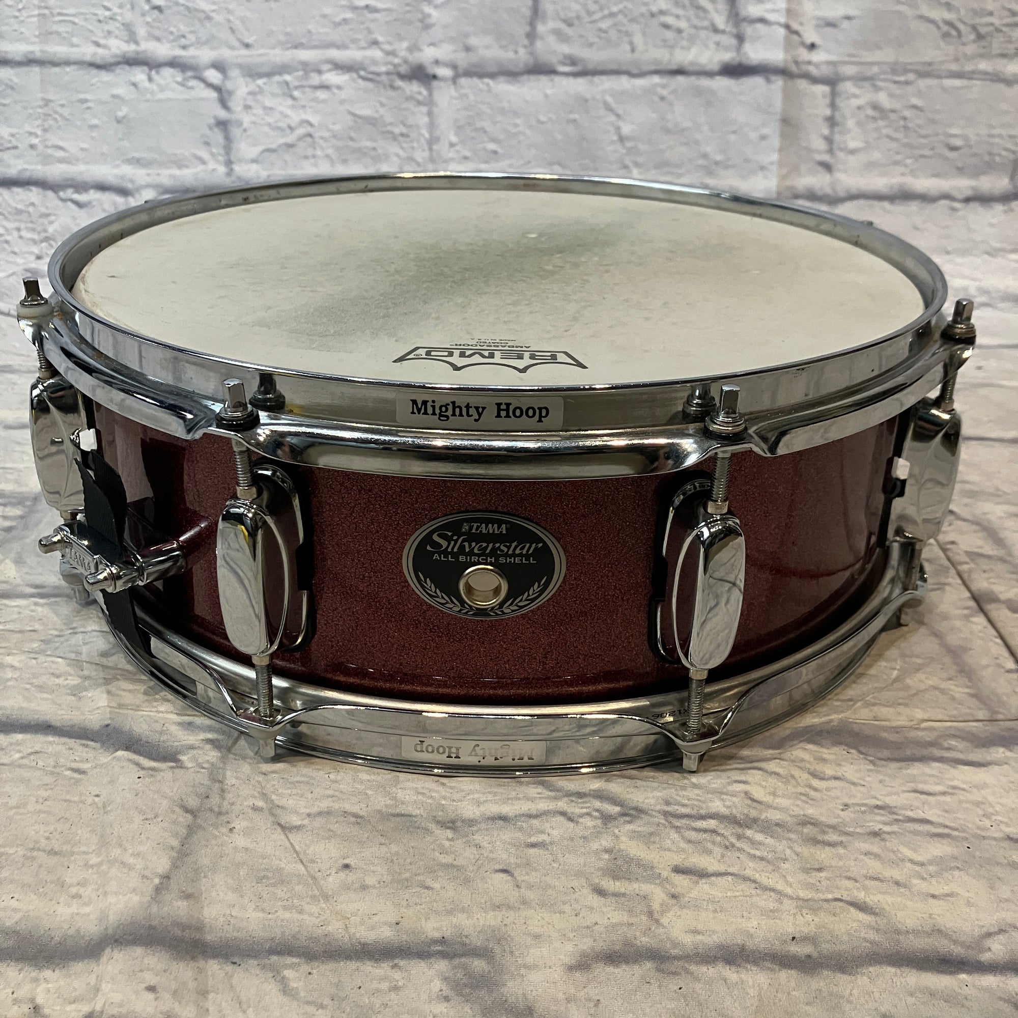 Tama Silverstar Snare Drum Red Sparkle