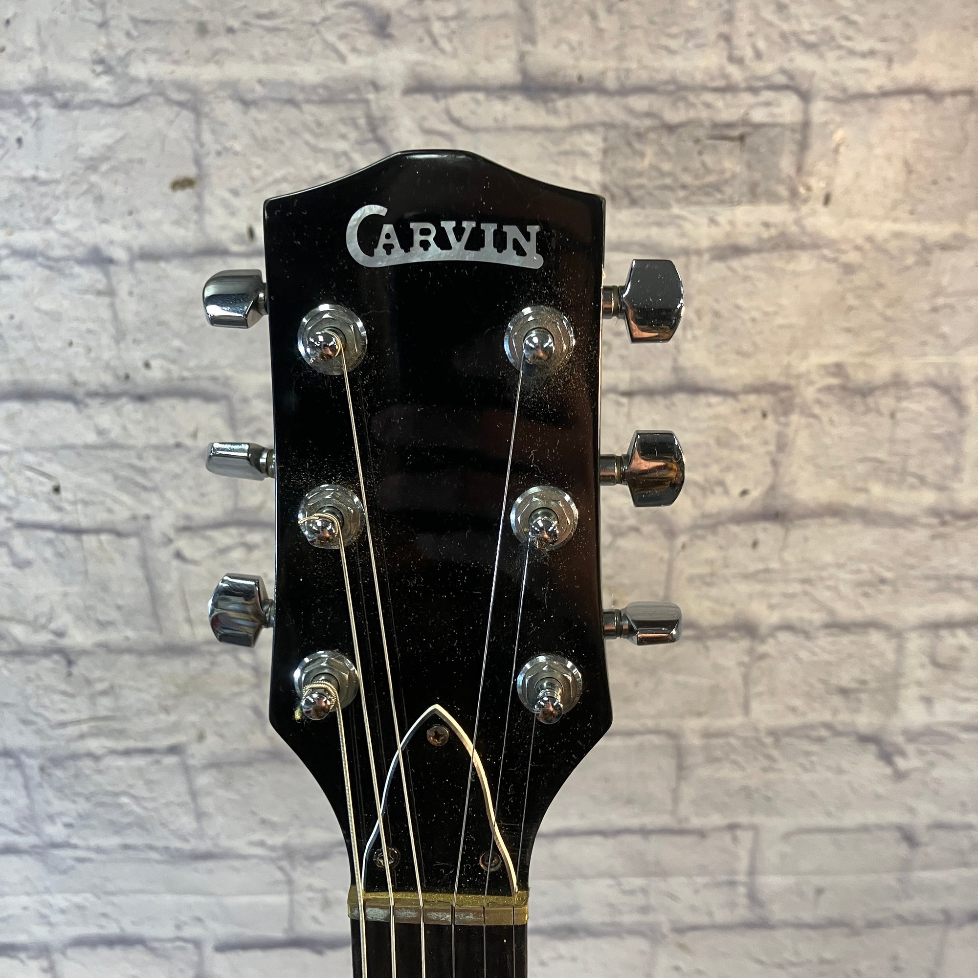 Carvin Black Les Paul Styled Electric Guitar (With Case)